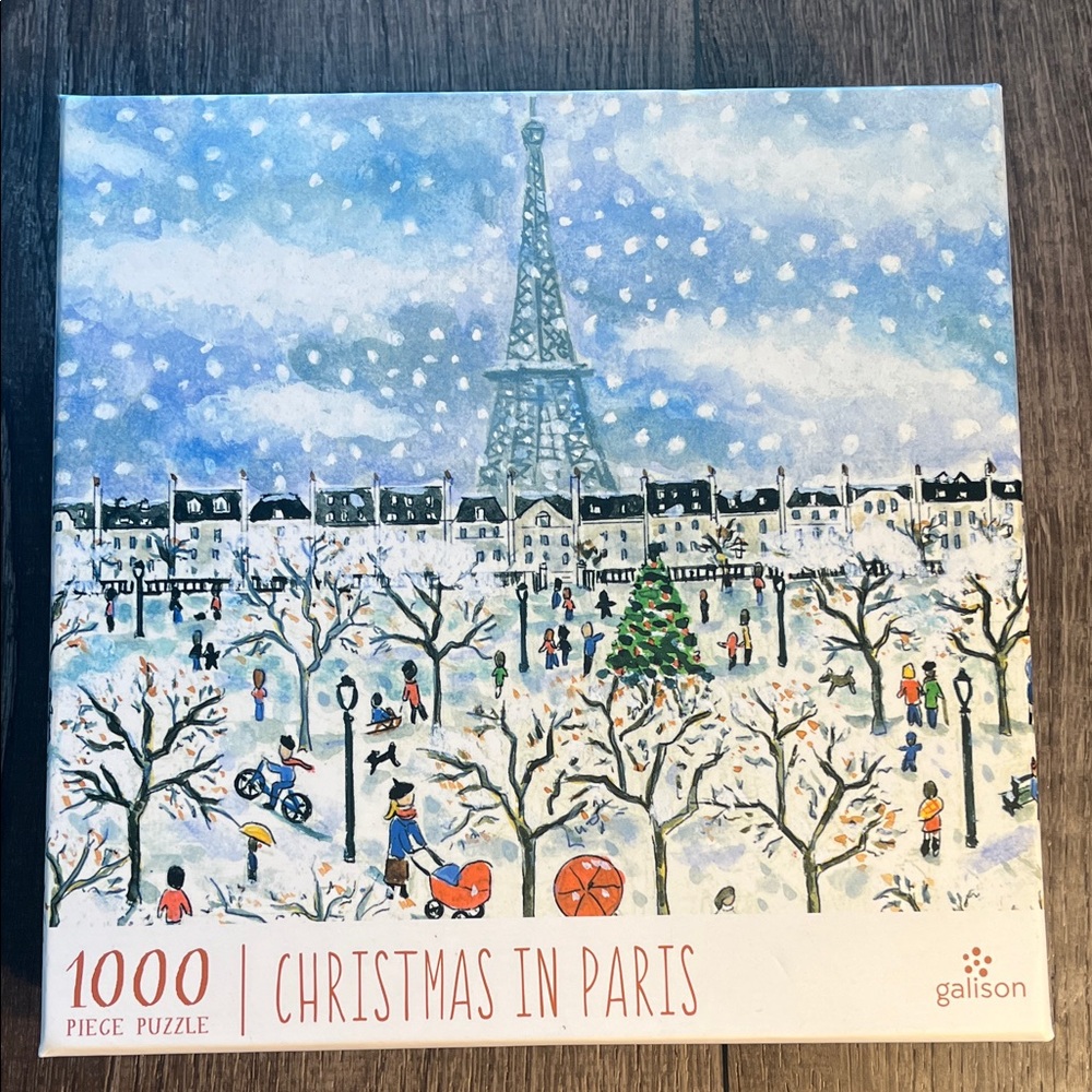 NEW Galison Christmas in Paris Puzzle - 1000 Pieces